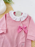 Babygrow pintinhas algodão