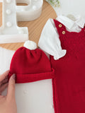 Saída maternidade menino vermelho- Outono/Inverno