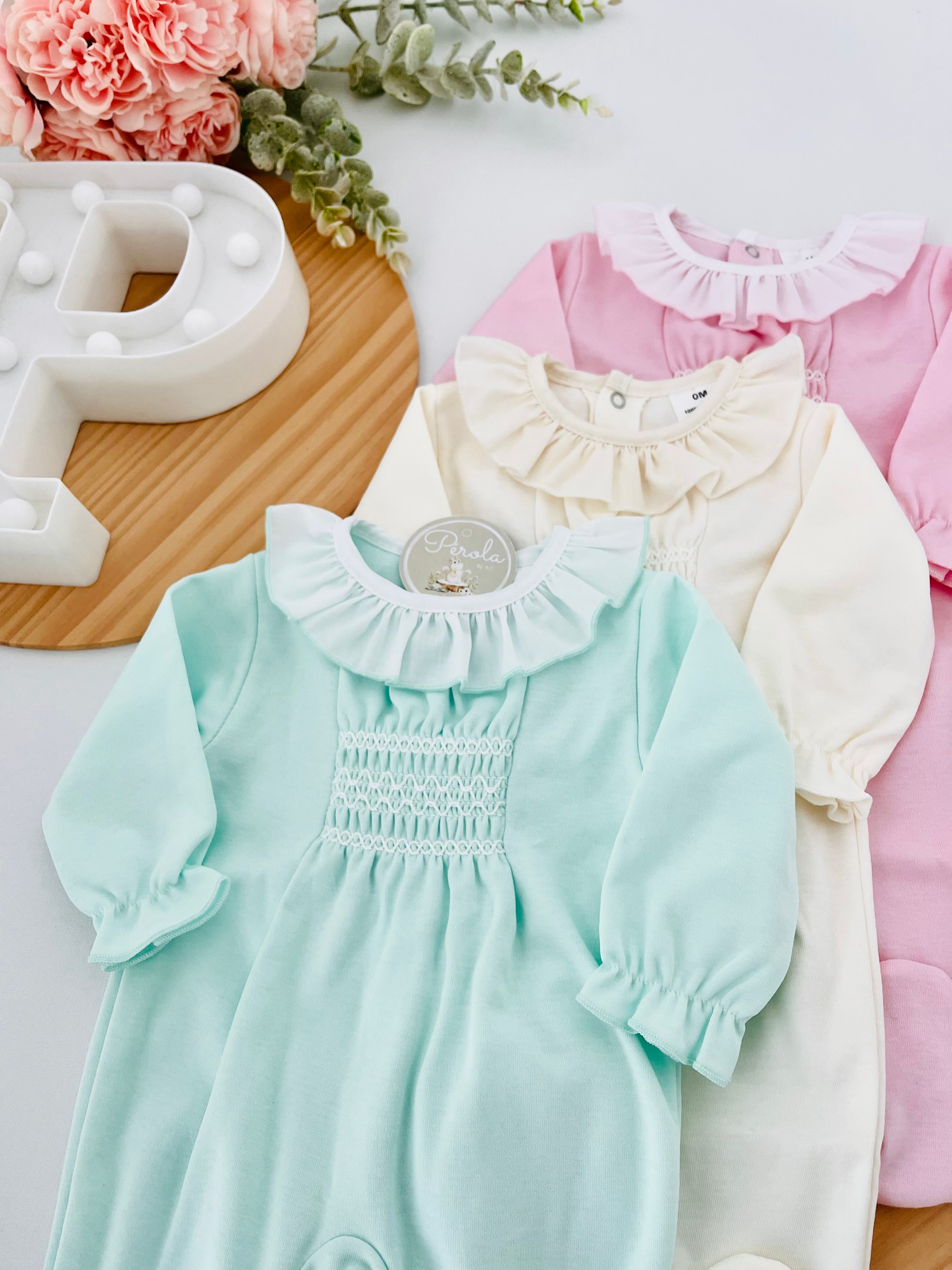 Babygrow favos em algodão