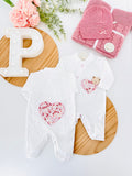 Babygrow Coração em algodão