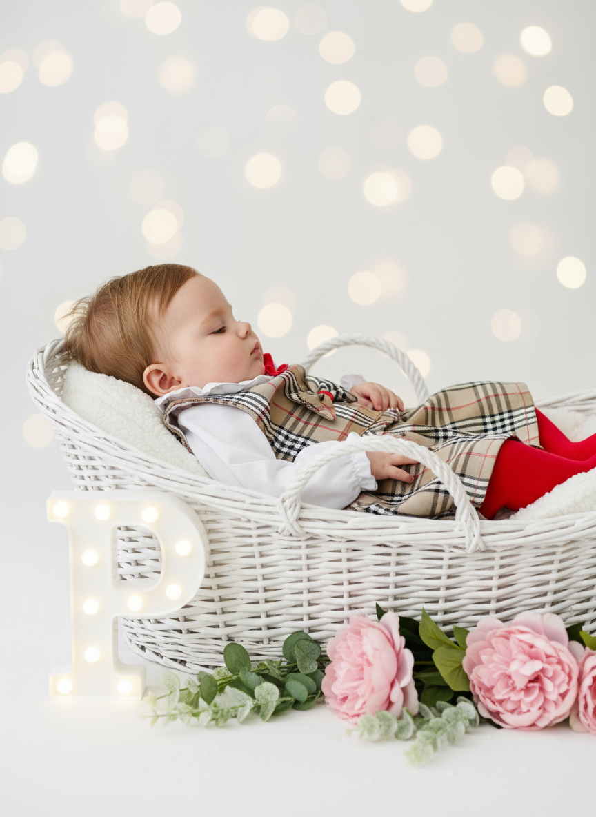 Conjunto padrão Burberry: vestido e blusa