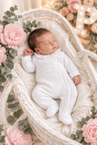Babygrow veludo renda
