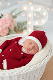 Pack Saída de Maternidade Vermelho · 5 Peças