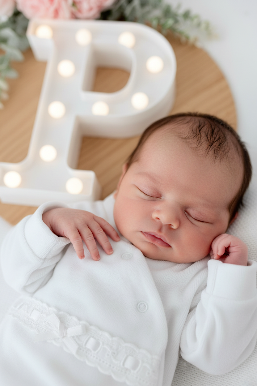 Babygrow veludo fita em renda