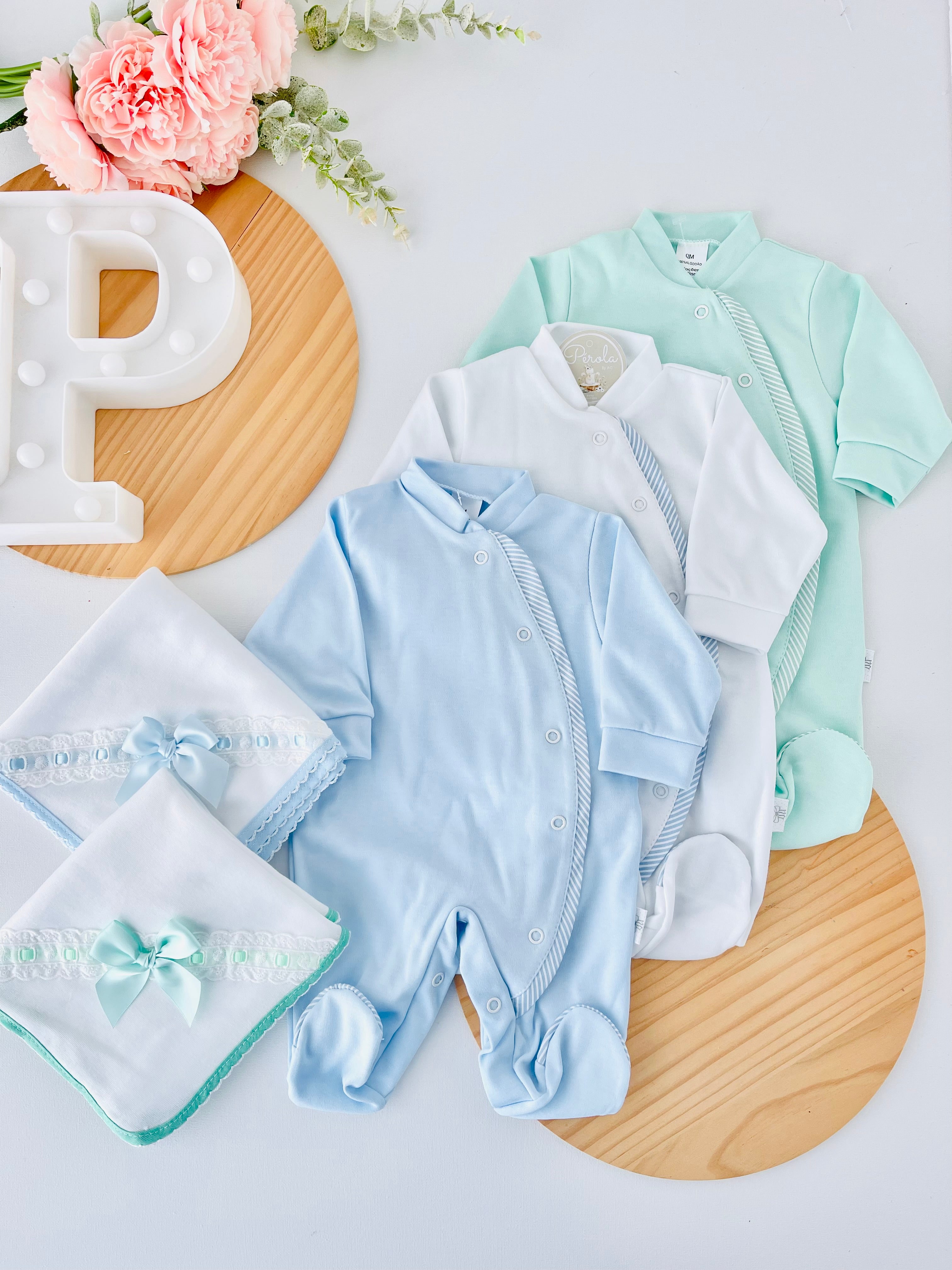 Babygrow menino em algodão