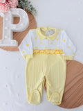 Babygrow carinhas de urso algodão