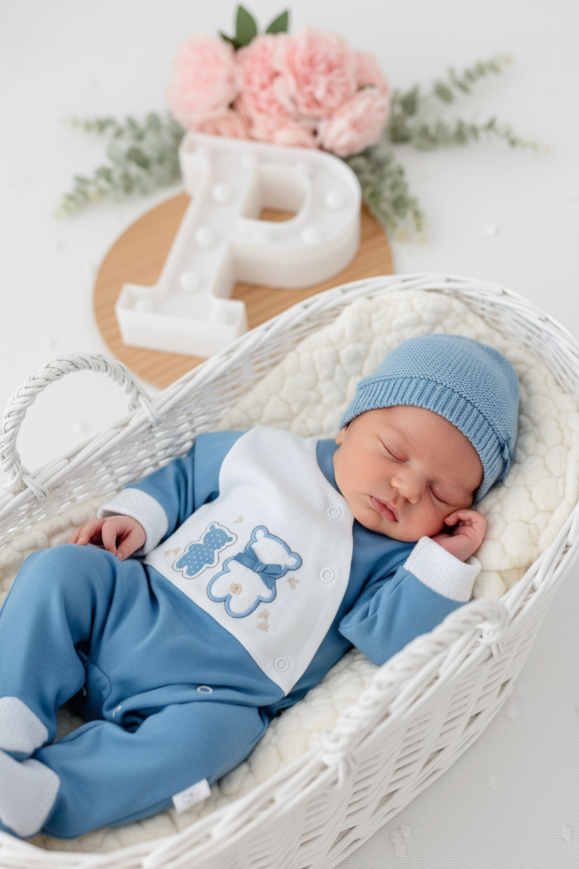 Babygrow ursinhos em algodão