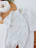 Babygrow veludo fita em renda