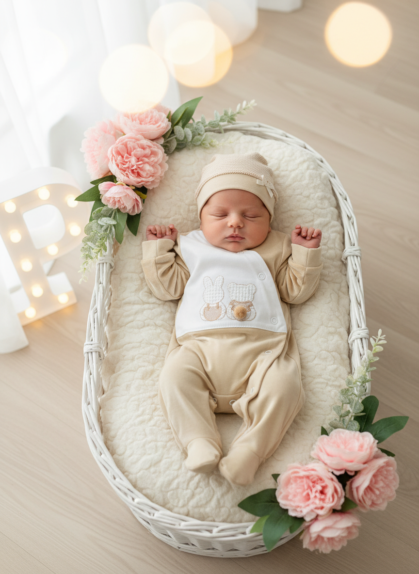 Babygrow amigos algodão