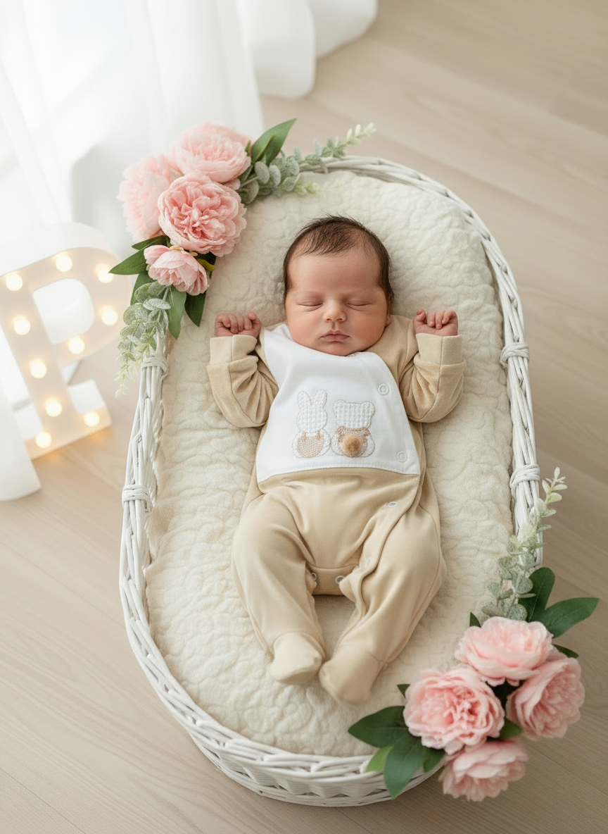 Babygrow amigos algodão