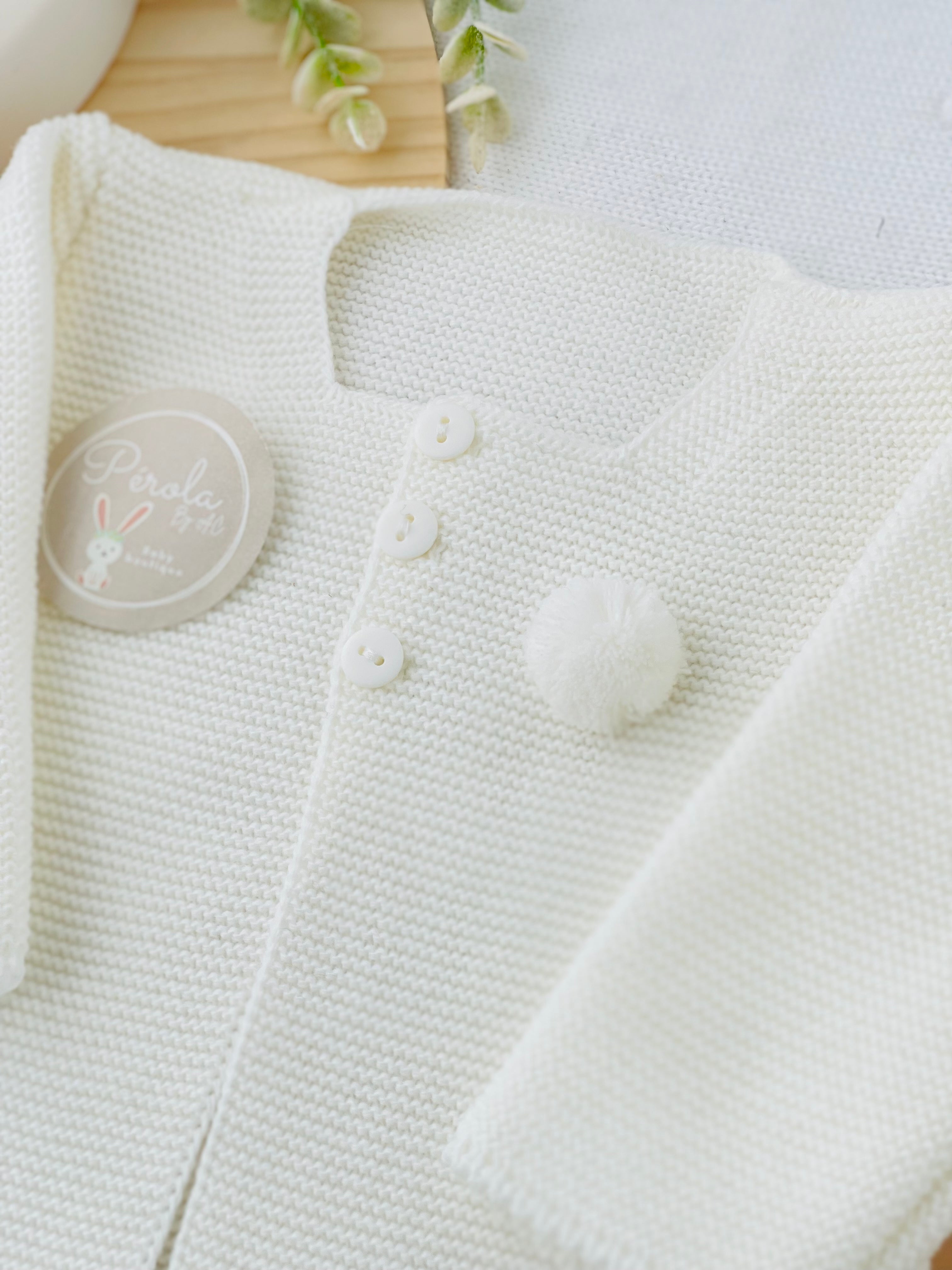 Casaco pompom fofinho