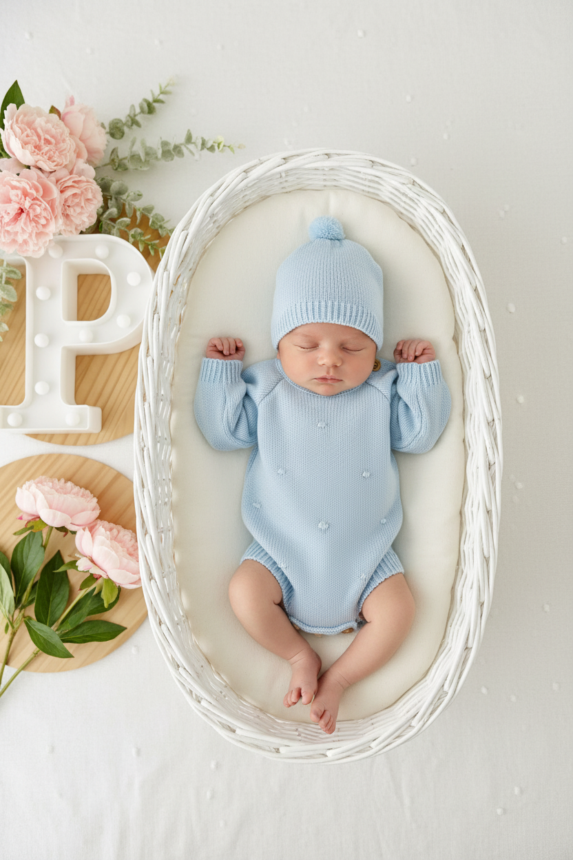 Fofo e gorro pintinhas