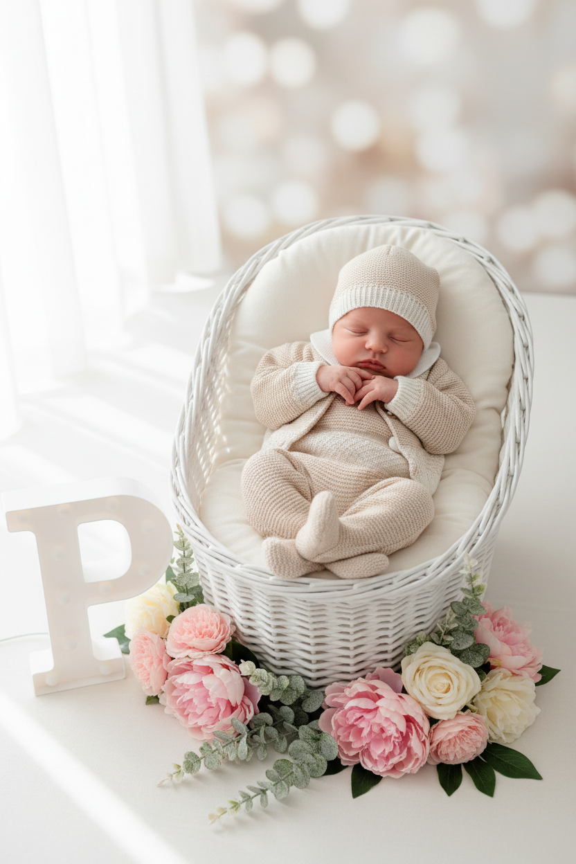 Saída de maternidade ursinho- casaco, jardineiras, camisola e gorro