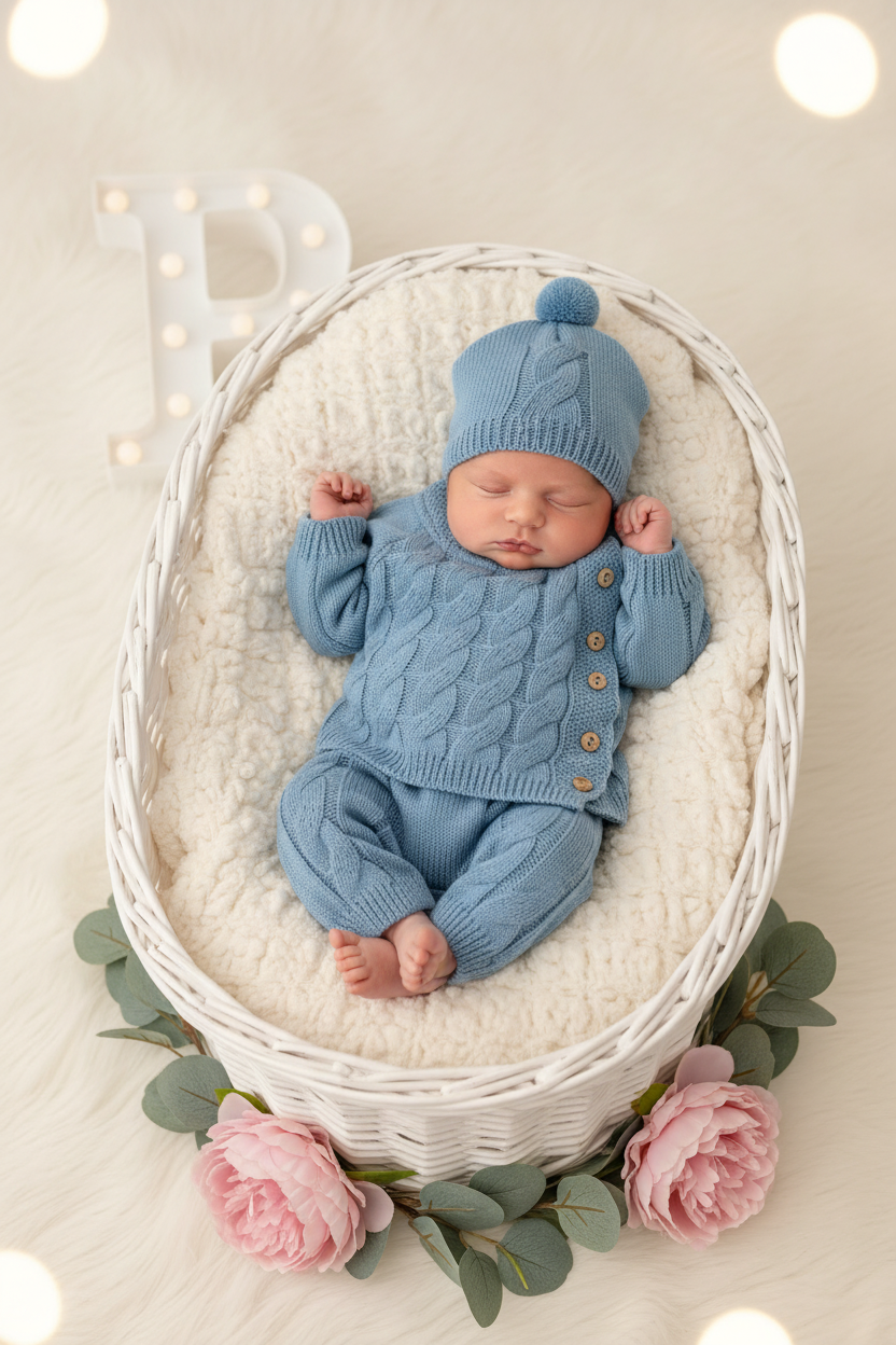Conjunto malha Torcidos: camisola, calças e gorro