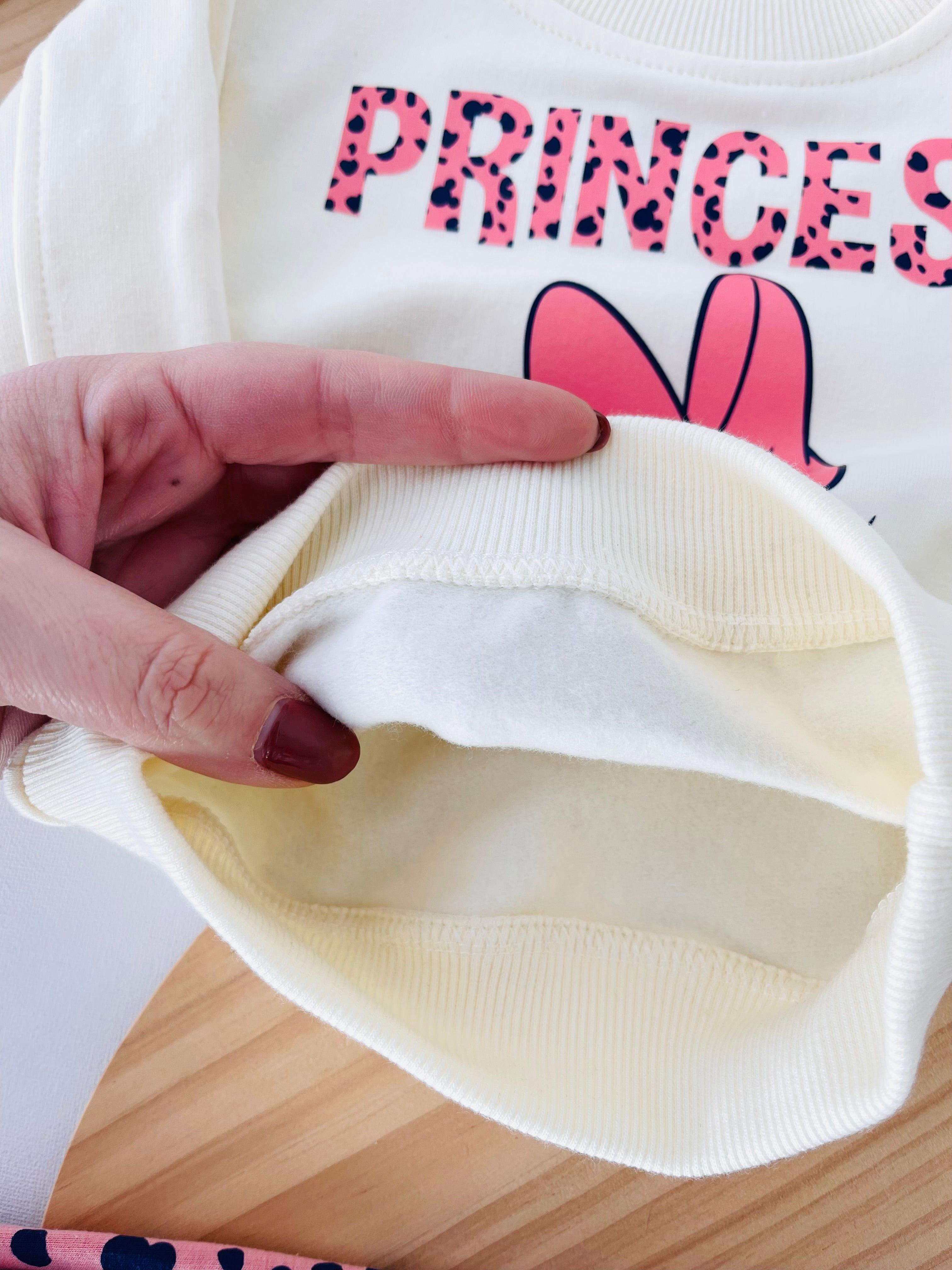 Fato treino Minnie com carda