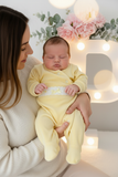 Babygrow veludo fita em renda