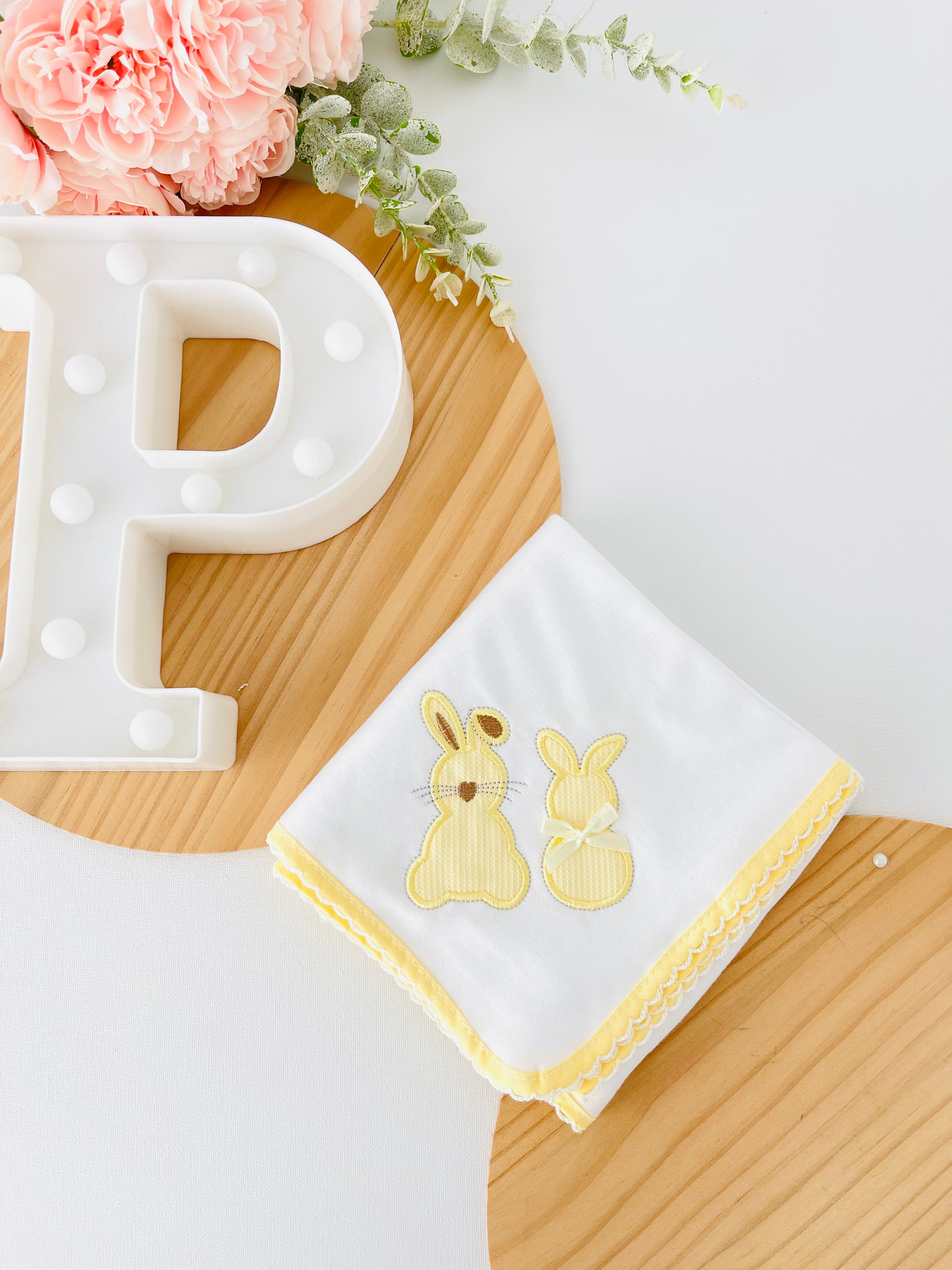 Fralda tema 2 coelhos