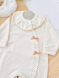 Babygrow pintinhas algodão