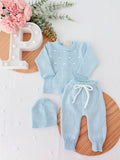 Conjunto Bebé: Camisola, Calças e Gorro 1M