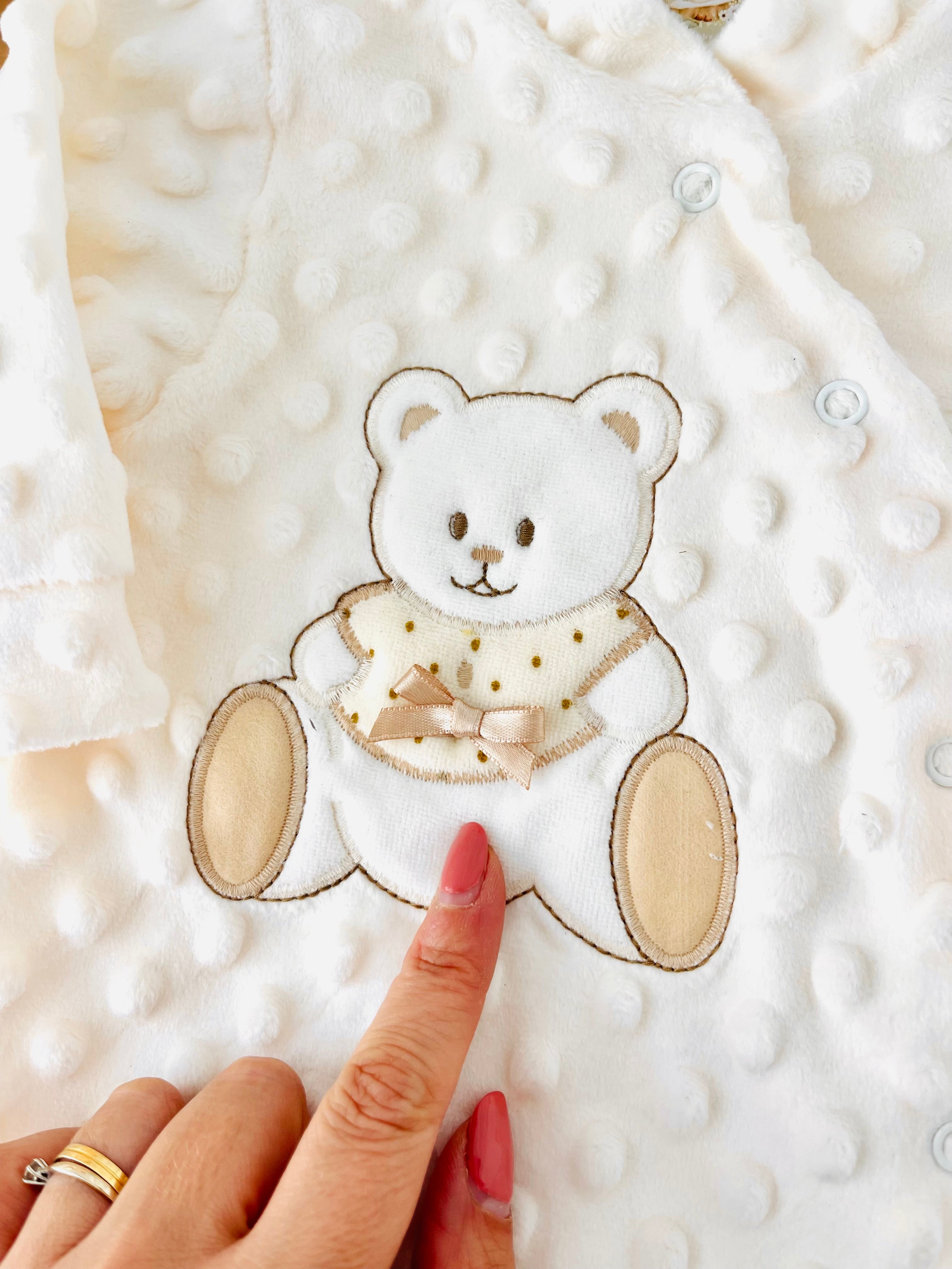 Babygrow tecido pipoca