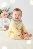 Fato de treino amarelo com golinha 6-18M