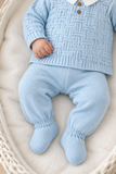 Conjunto malha menino 3M e 6M
