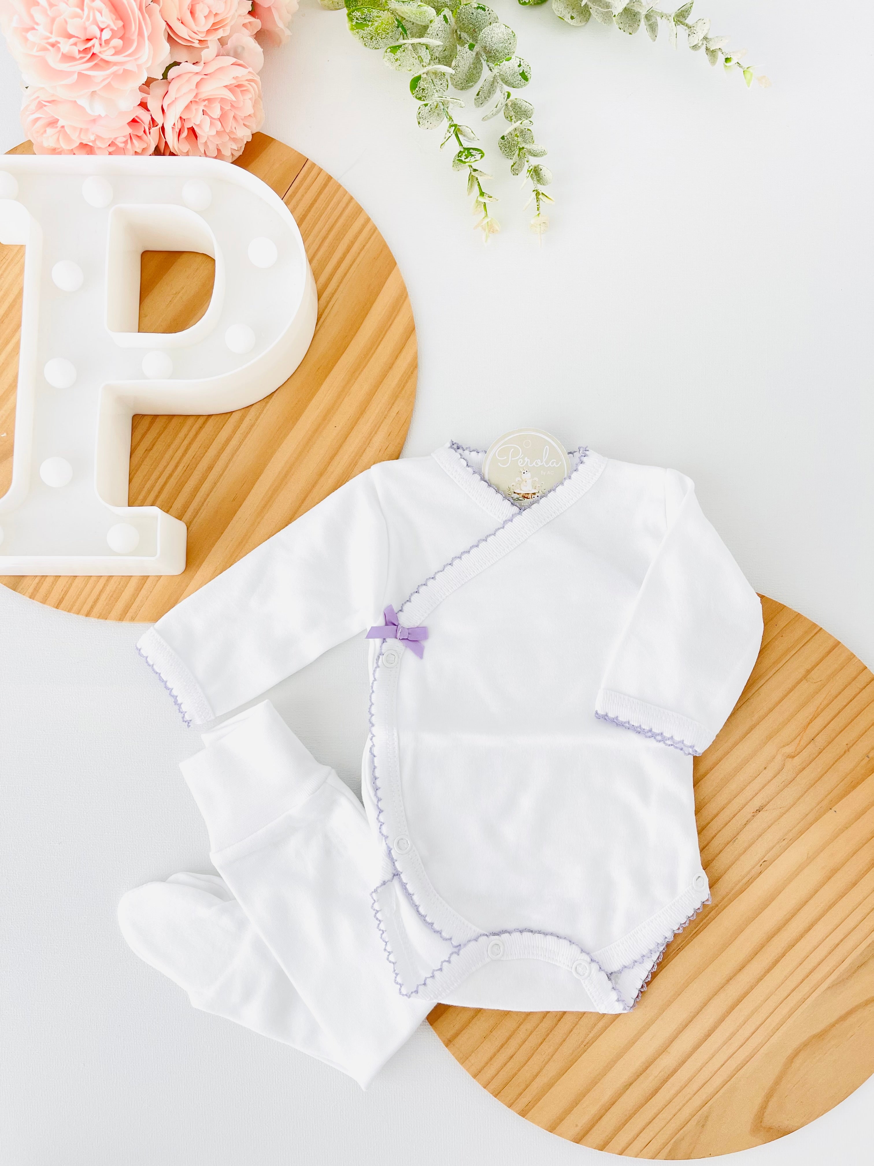 Conjunto interiores ternura: Body e calças