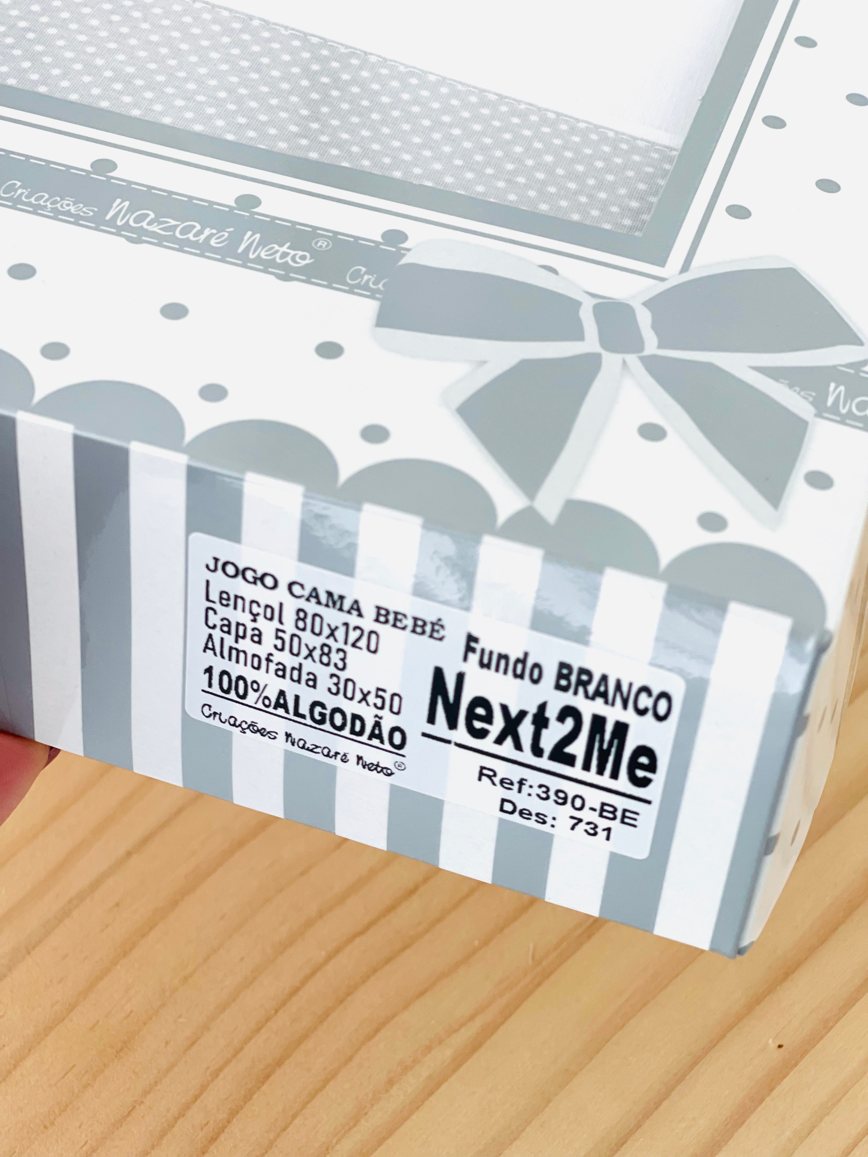 Lençóis algodão berços “next 2 me”