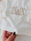Conjunto veludo: Calças e camisola 1M e 2M