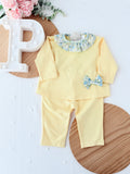 Fato de treino amarelo com golinha 6-18M