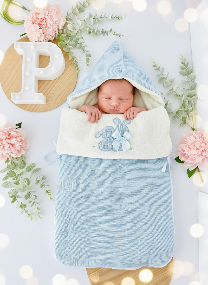 Sacos de dormir bebé tema coelhinhos