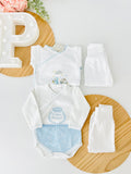 Pack oportunidade 4 peças: 2 bodies e 2 calças