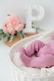 Babygrow gola flor em algodão