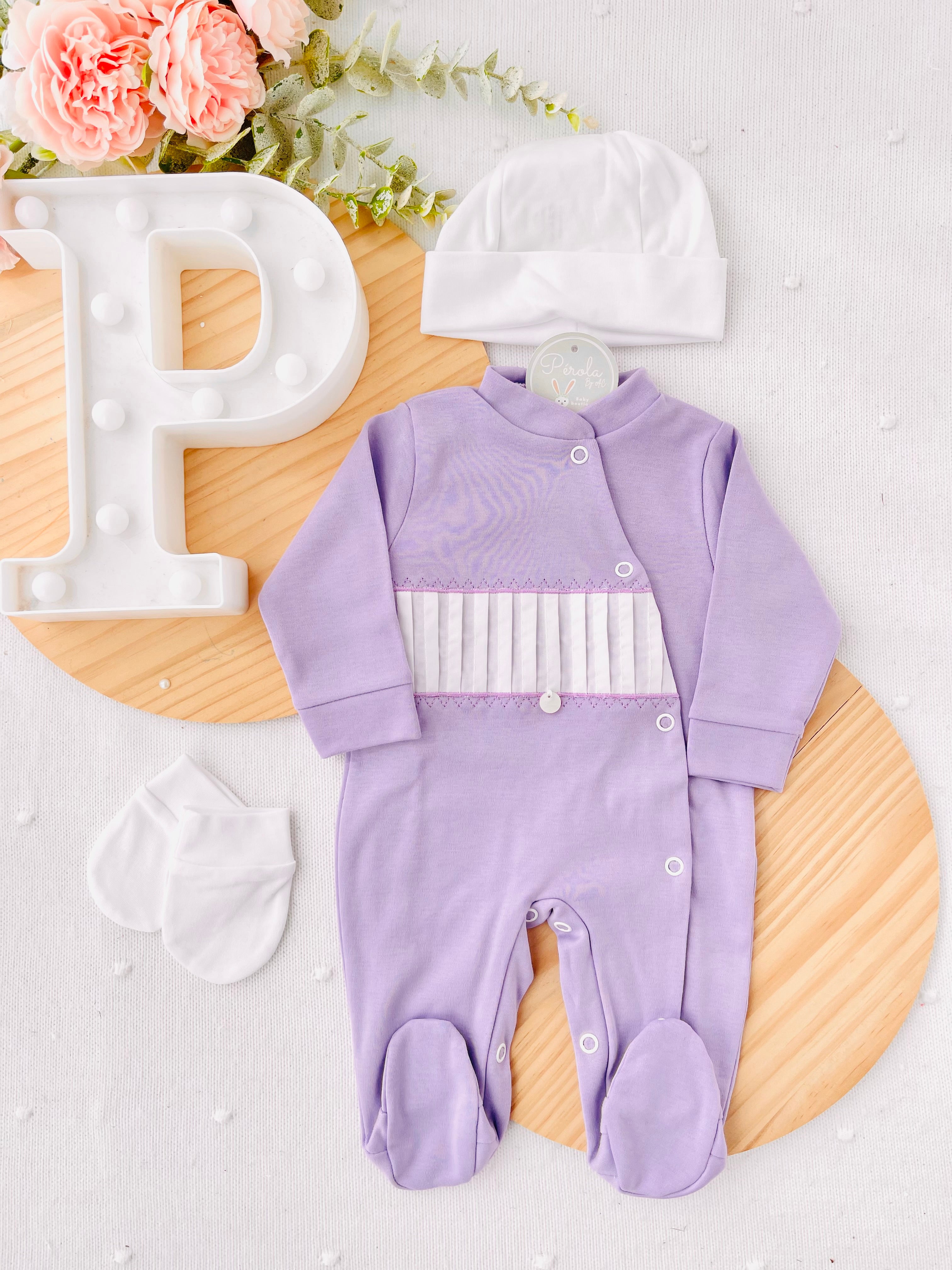 Babygrow faixa algodão