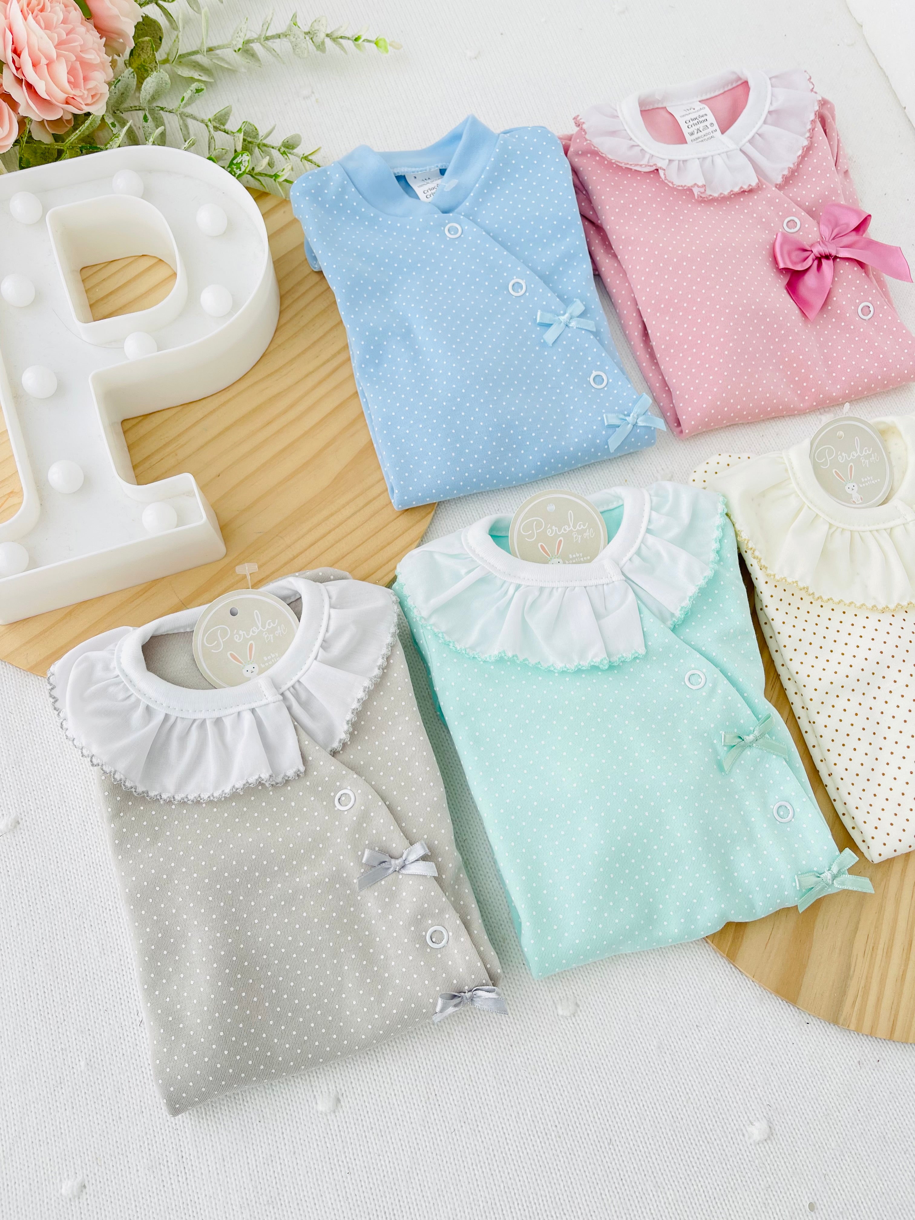 Babygrow pintinhas ALGODÃO