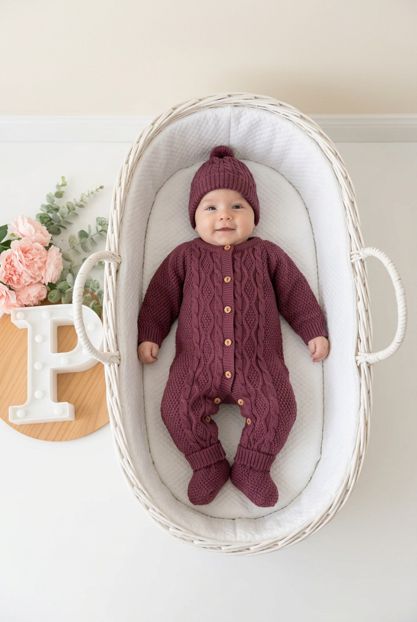 Conjunto 3 peças: macacão, gorro e carapins 3M