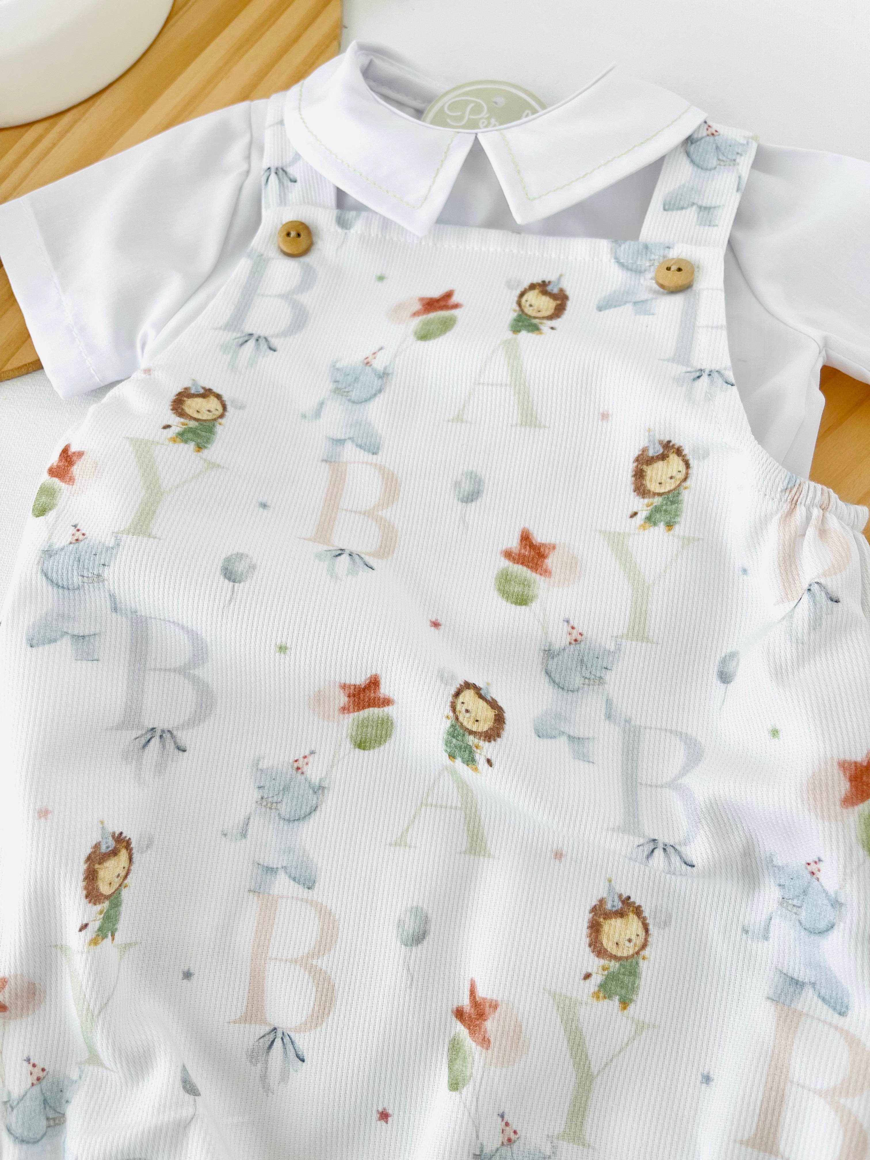 Conjunto letras: fofo e camisa