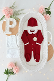 Pack Saída de Maternidade Vermelho- 5 Peças
