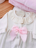 Babygrow elegante de veludo premium