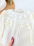 Conjunto rendinha: camisola, touca e calças Primavera Verão
