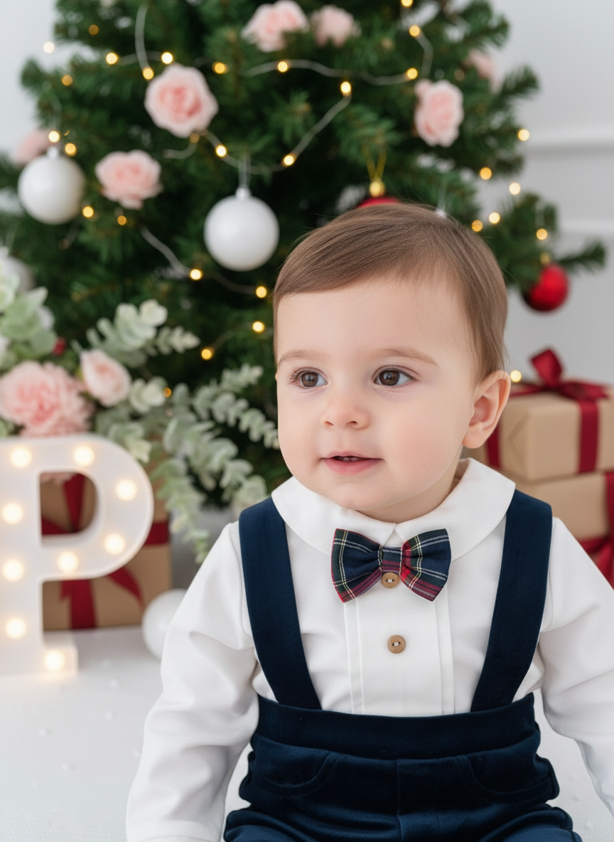 Conjunto premium em veludo: Calções com alças e camisa