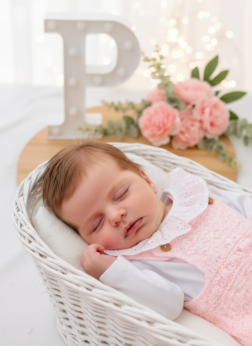 Jardineiras e Body com gola de bordado inglês e carda por dentro