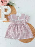 Vestido e tapa fraldas coelhinhos