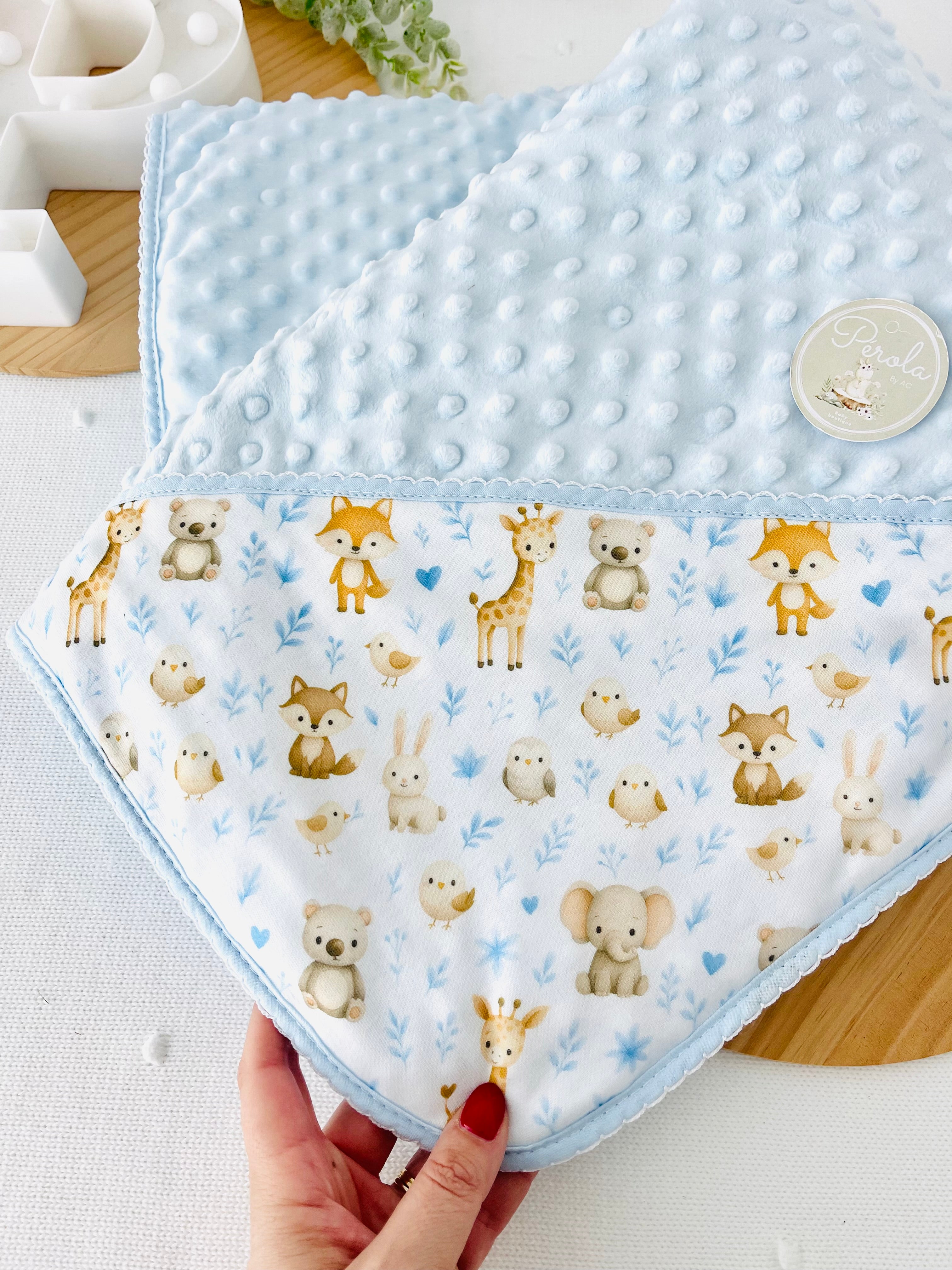 Manta tema Animais amorosos