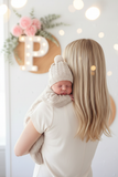 Saída de maternidade neutra: macacão e gorro Outono Inverno