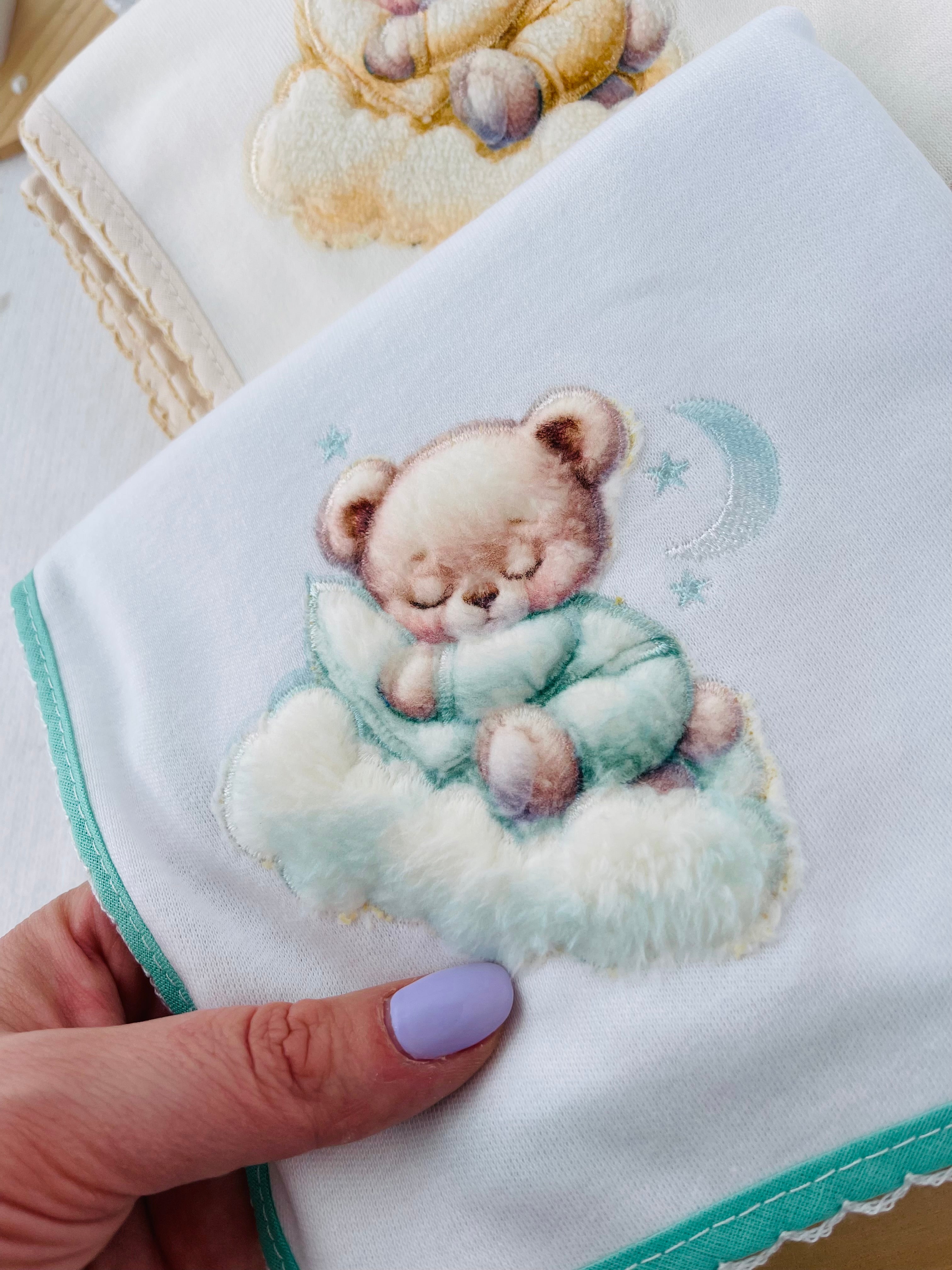 Fralda tema Nas nuvens com pêlo