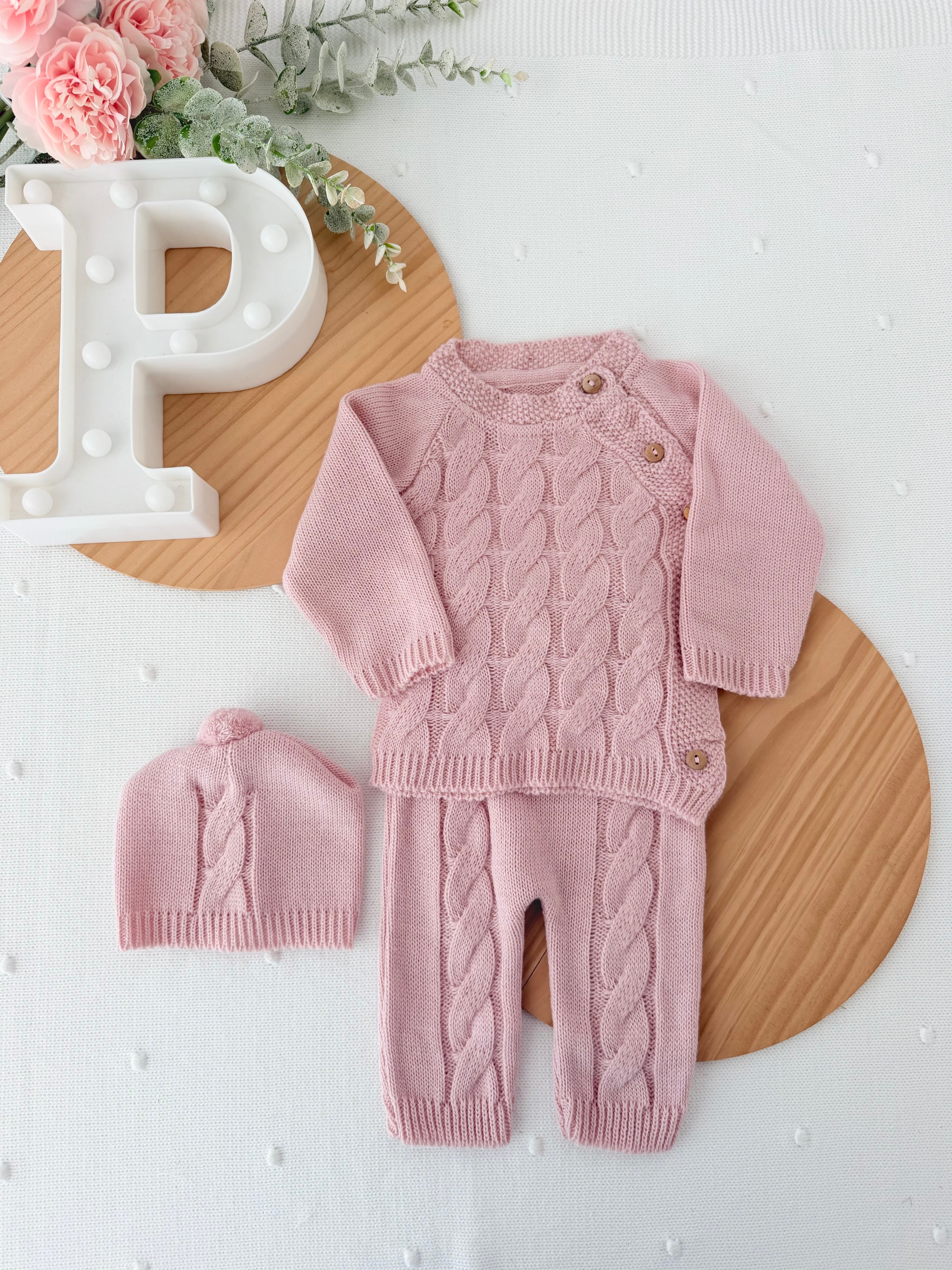 Conjunto malha Torcidos: camisola, calças e gorro