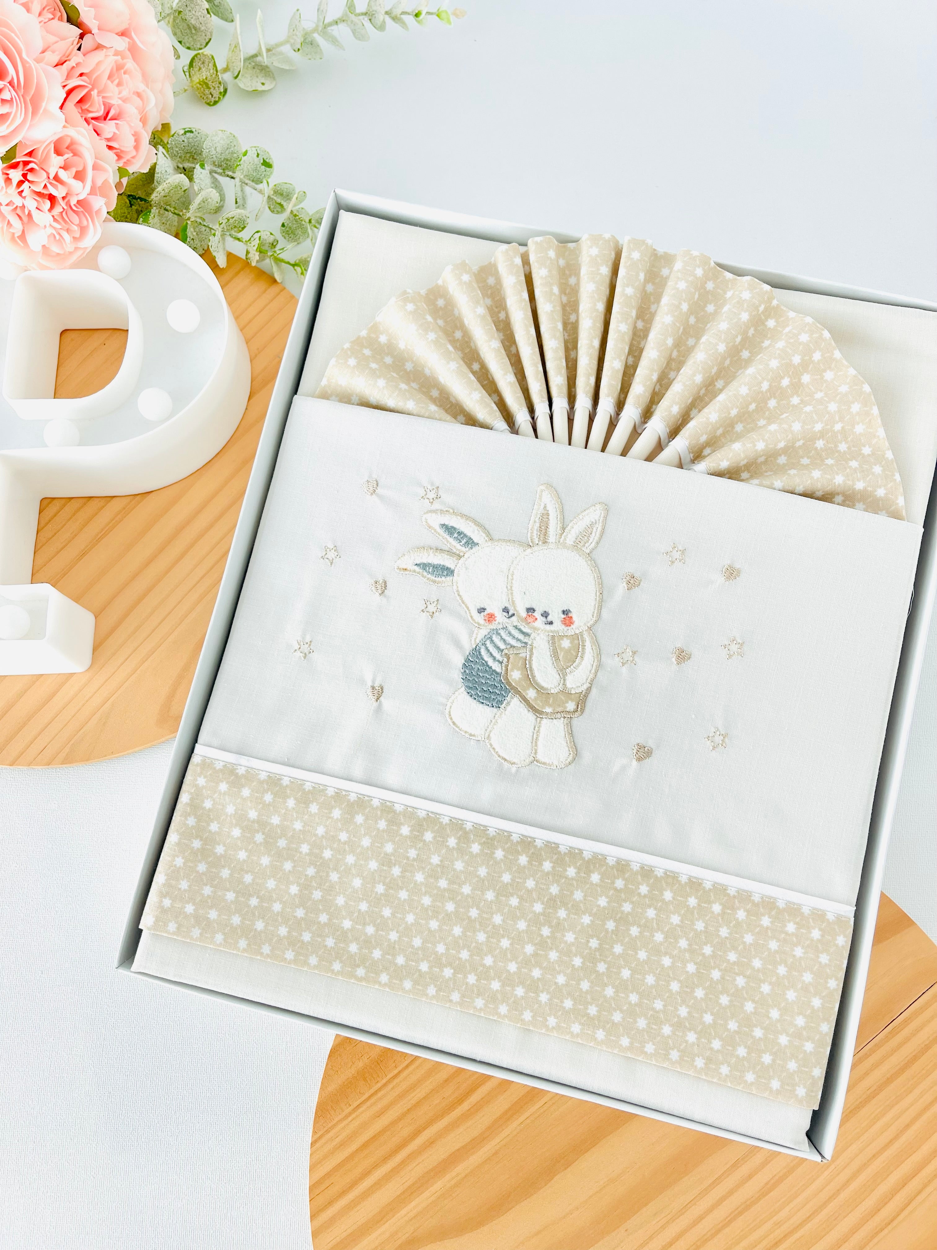 Lençóis algodão berços “next 2 me” coelhinhos