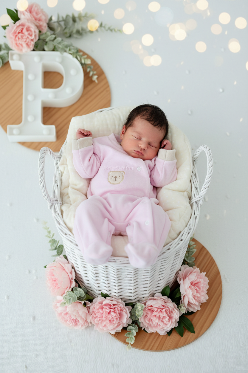 Babygrow tema: Amor sem fim em veludo