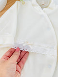 Babygrow pérola em veludo
